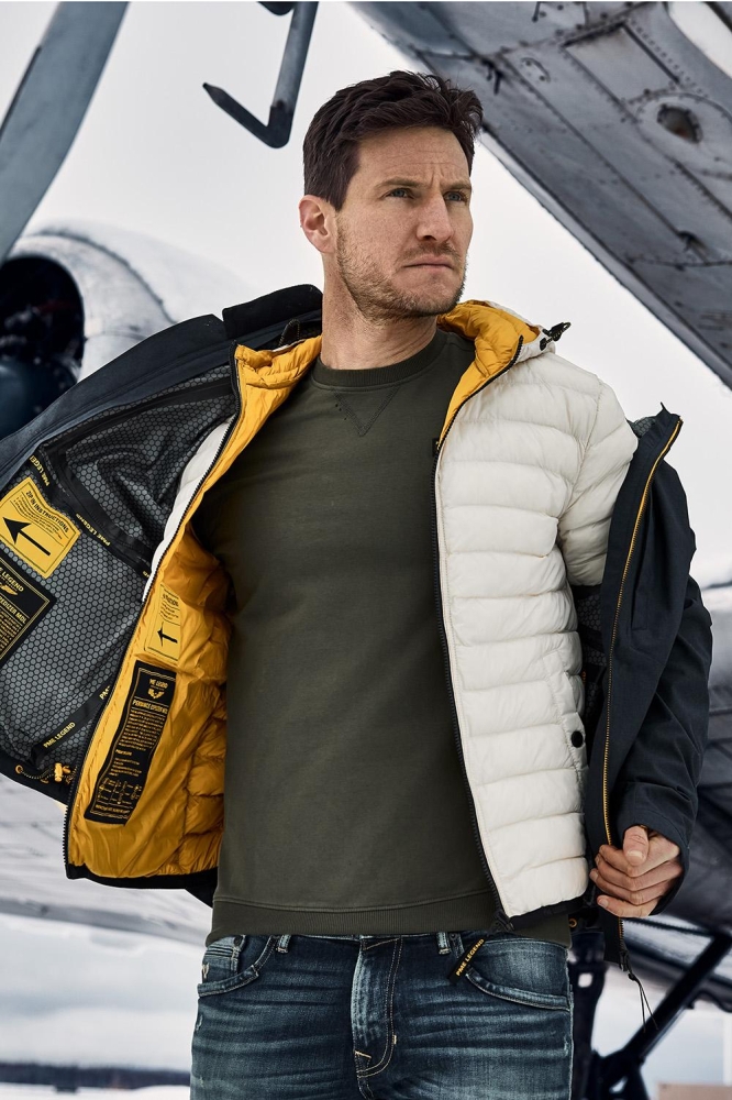 PME legend groene heren sweater | Sfeerbeeld, In situatie