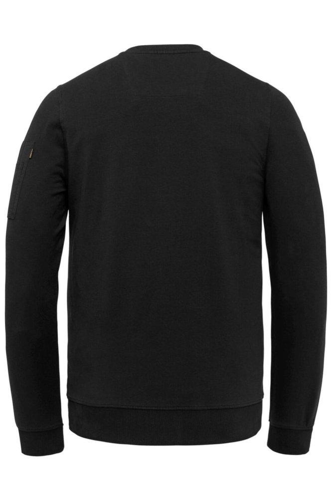 PME legend zwarte heren sweater | Achteraanzicht