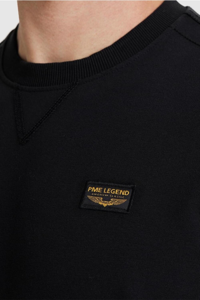 PME legend zwarte heren sweater | Close up