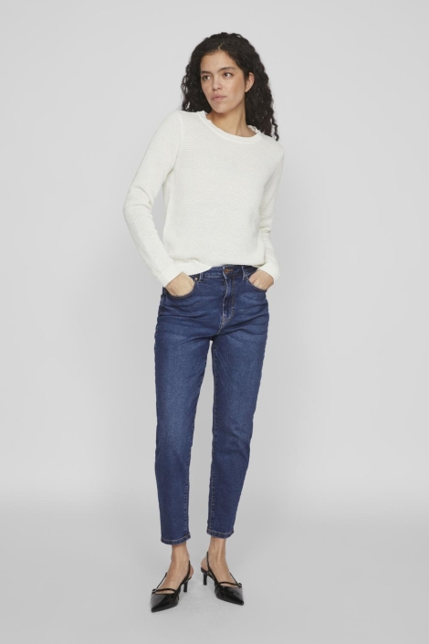 Vila ecru dames trui | Model