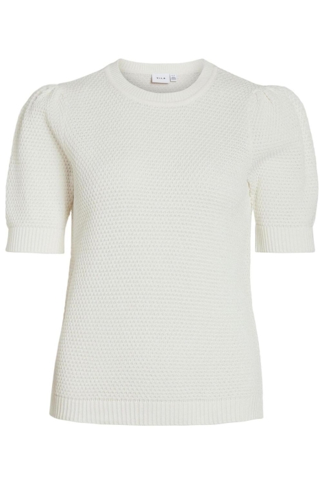 Vila ecru dames trui | Vooraanzicht