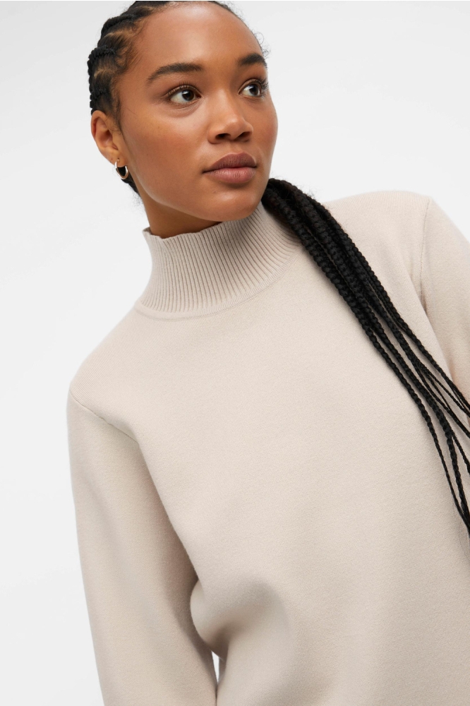 Object beige dames trui