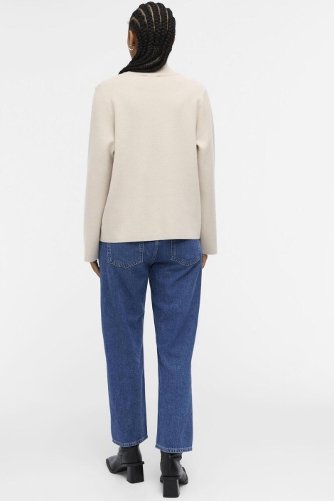 Object beige dames trui