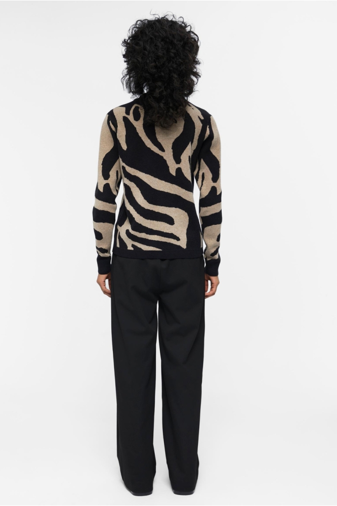 Object zwarte dames trui