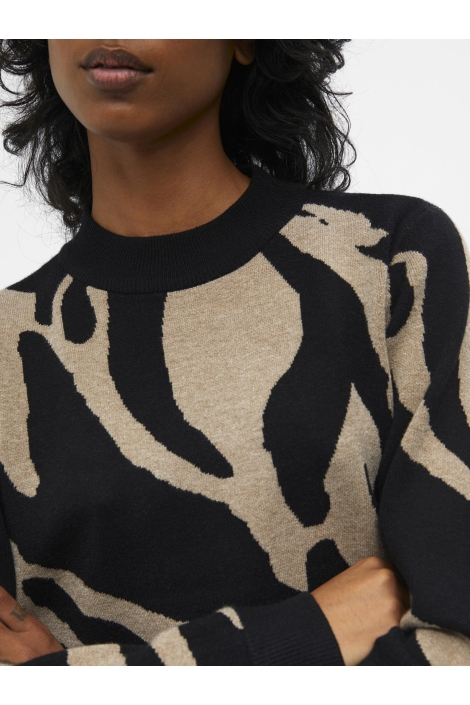 Object zwarte dames trui