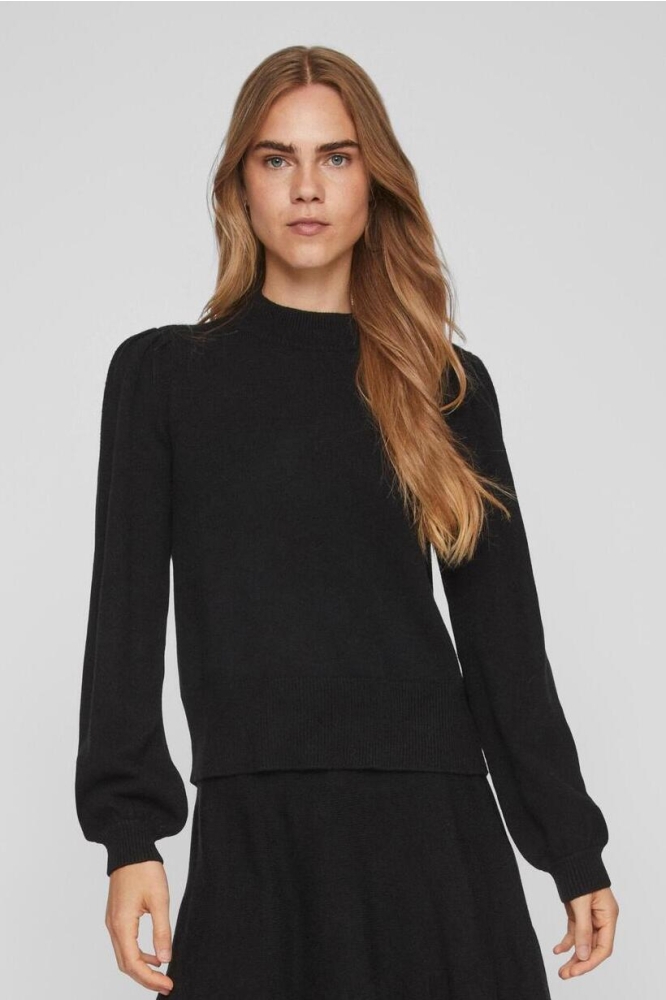 Vila zwarte dames trui | Model