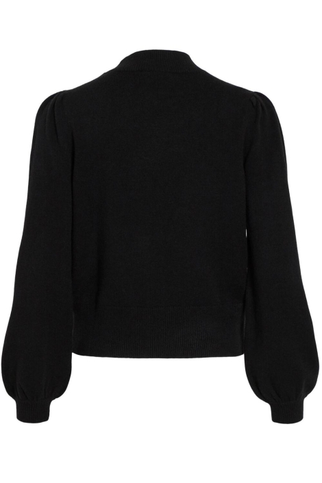 Vila zwarte dames trui | Achteraanzicht