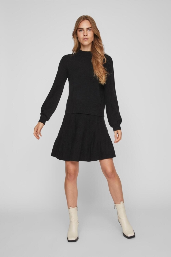 Vila zwarte dames trui | Model