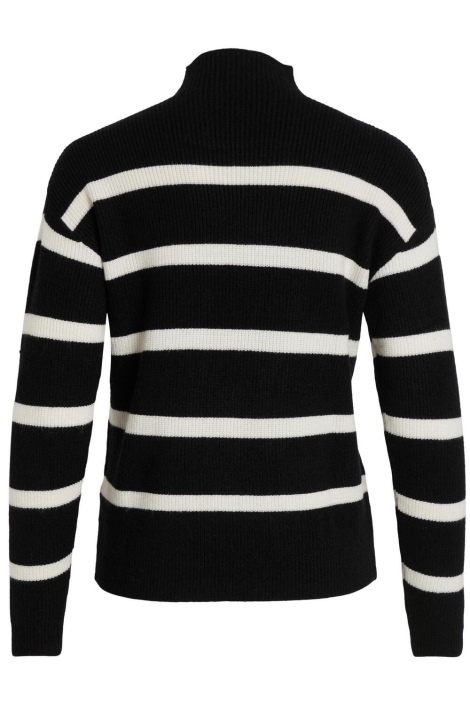 Vila zwarte dames trui | Achteraanzicht