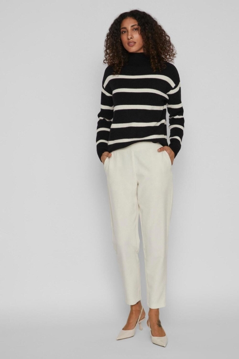 Vila zwarte dames trui | Model