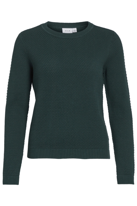 Vila groene dames trui | Vooraanzicht
