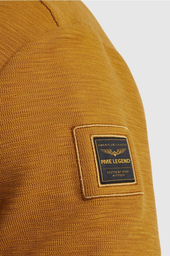 PME legend camel heren sweater | Close up