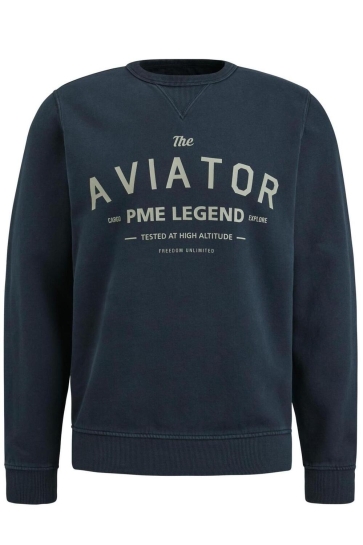 PME legend Trui SWEATER MET TEKST PSW2311461 5281