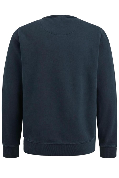 PME legend blauwe heren sweater | Achteraanzicht