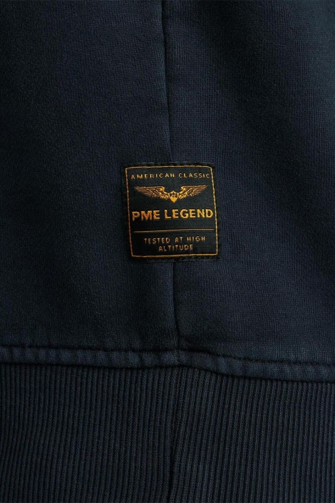 PME legend blauwe heren sweater | Close up