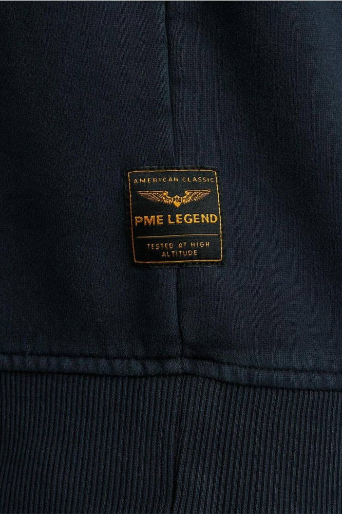 PME legend blauwe heren sweater | Close up
