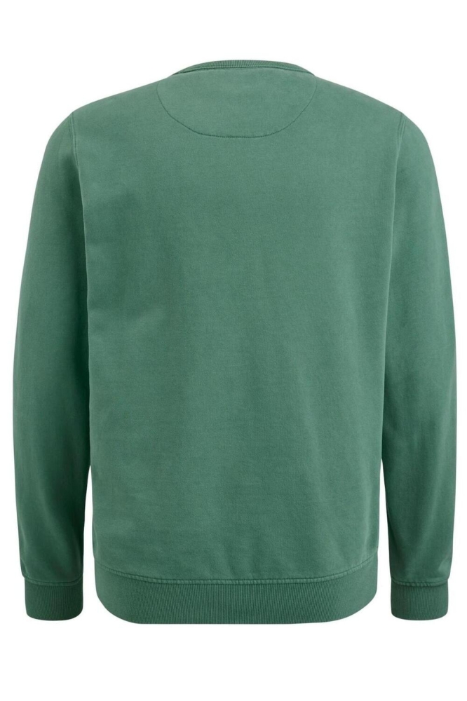 PME legend groene heren sweater | Achteraanzicht