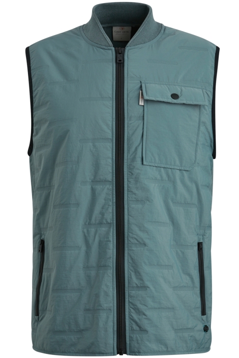 Cast Iron blauwe heren jas | Vooraanzicht