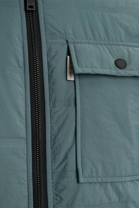 Cast Iron blauwe heren jas | Kleurstaal