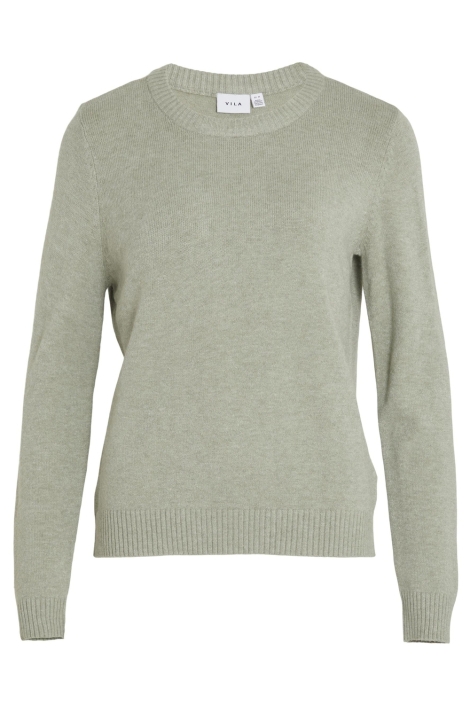 Vila groene dames trui | Vooraanzicht
