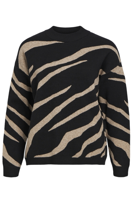 Object zwarte dames trui | Vooraanzicht