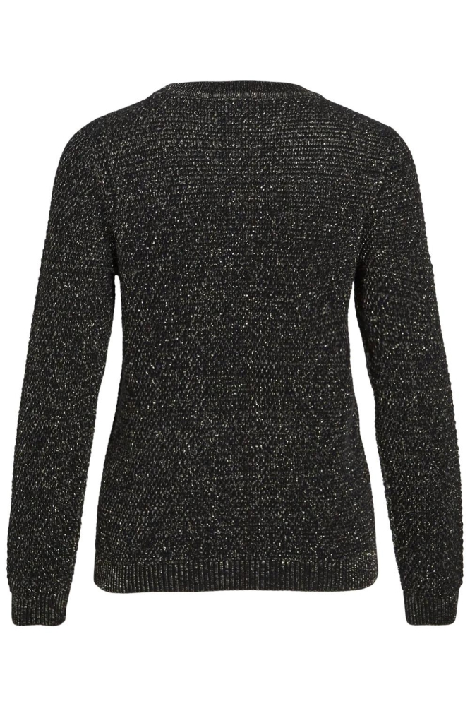 Vila zwarte dames trui | Achteraanzicht