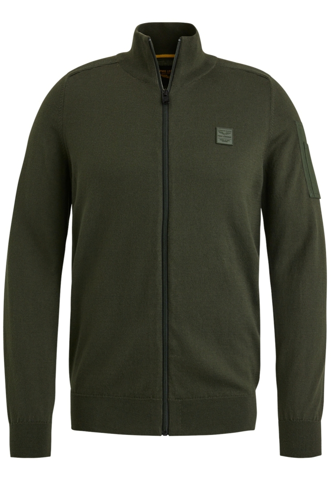 PME legend groene heren vest | Vooraanzicht