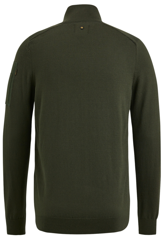 PME legend groene heren vest | Achteraanzicht