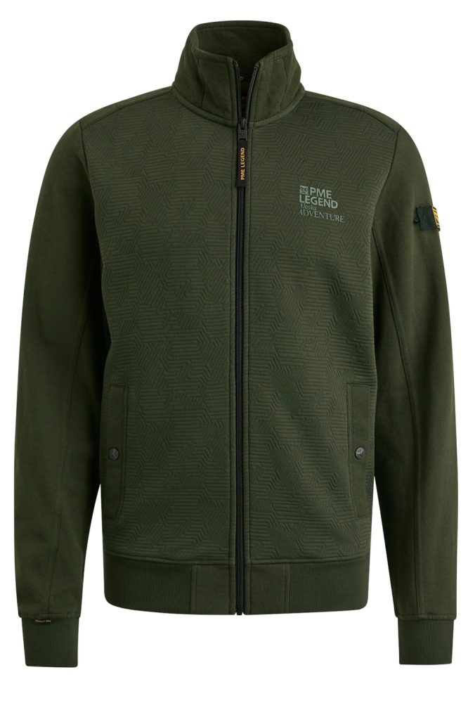 PME legend groene heren vest | Vooraanzicht