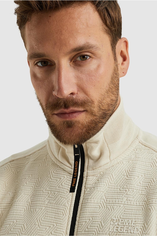 PME legend beige heren vest | Close up