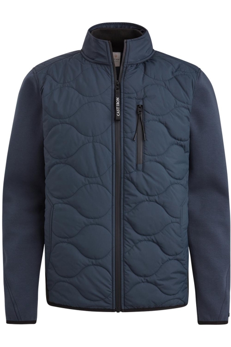 Cast Iron blauwe heren vest | Vooraanzicht