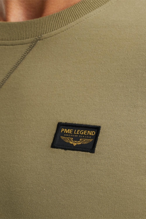 PME legend groene heren t-shirt | Close up
