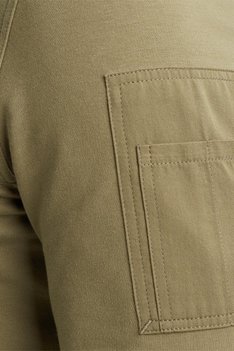 PME legend groene heren t-shirt | Close up