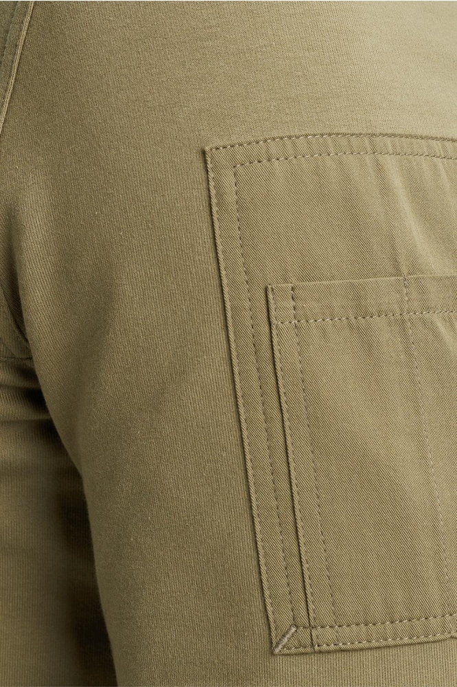 PME legend groene heren t-shirt | Close up