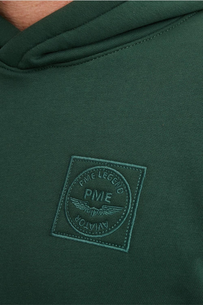 PME legend groene heren sweater | Close up