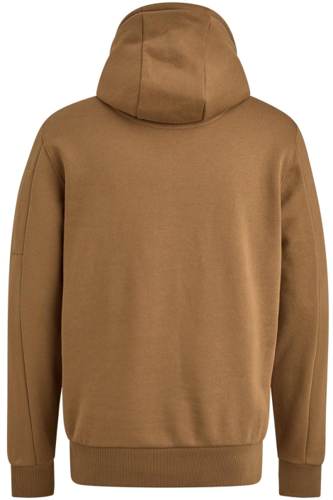 PME legend bruine heren sweater | Achteraanzicht