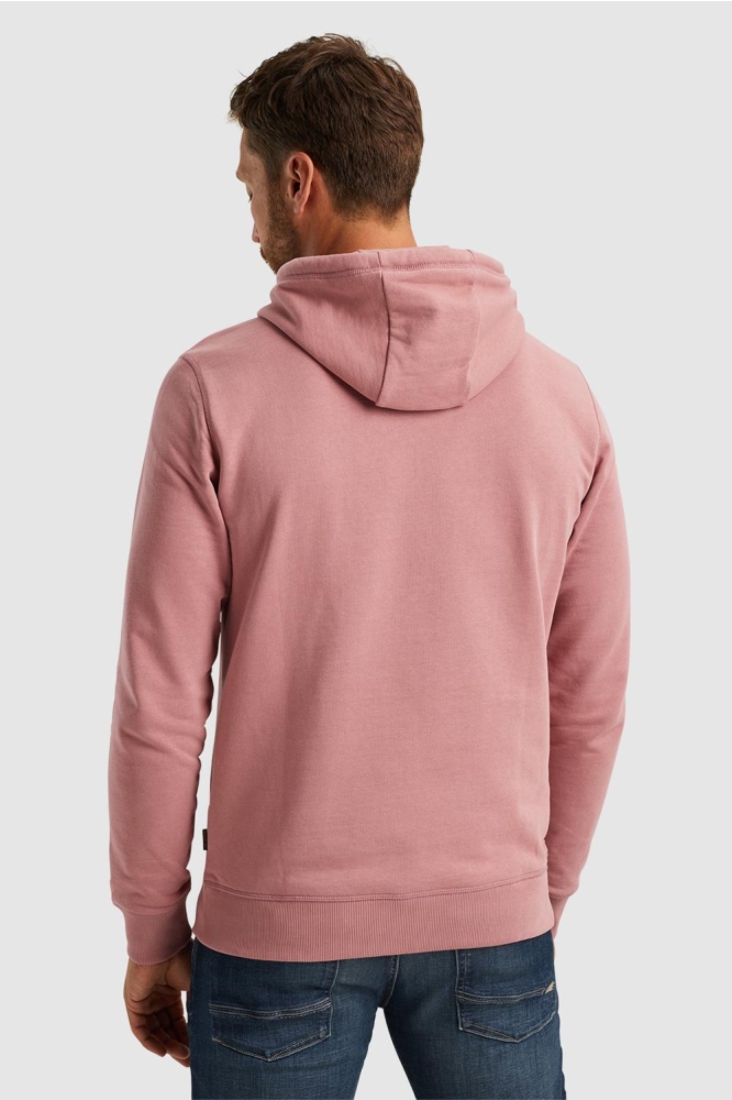 PME legend roze heren sweater | Model achteraanzicht