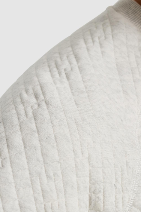 PME legend grijze heren sweater | Close up