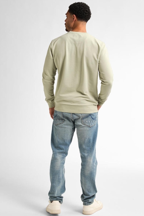 Petrol Industries groene heren sweater | Model