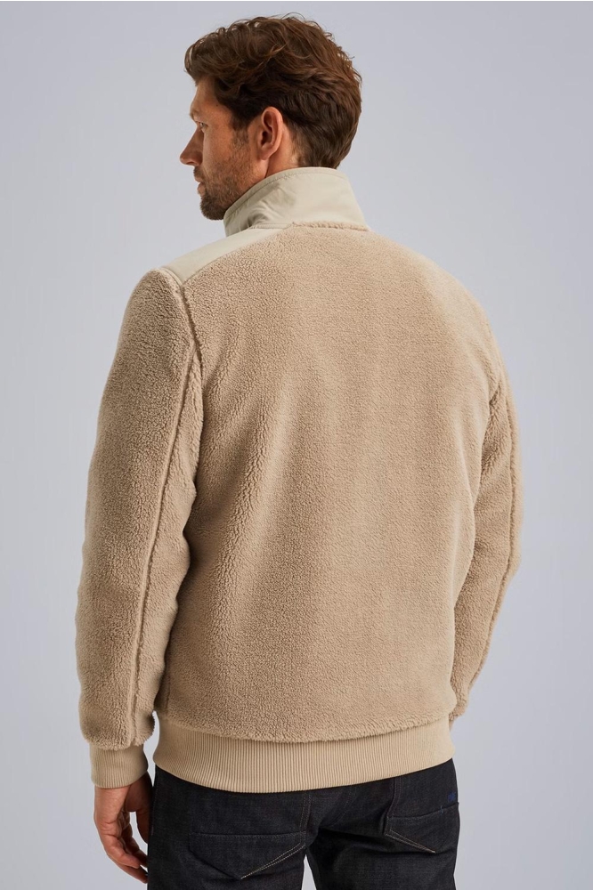 PME legend beige heren vest | Model achteraanzicht