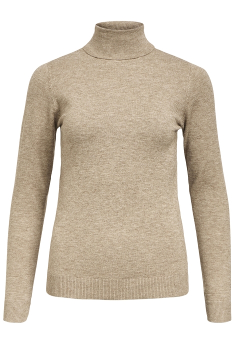 Object beige dames trui | Vooraanzicht