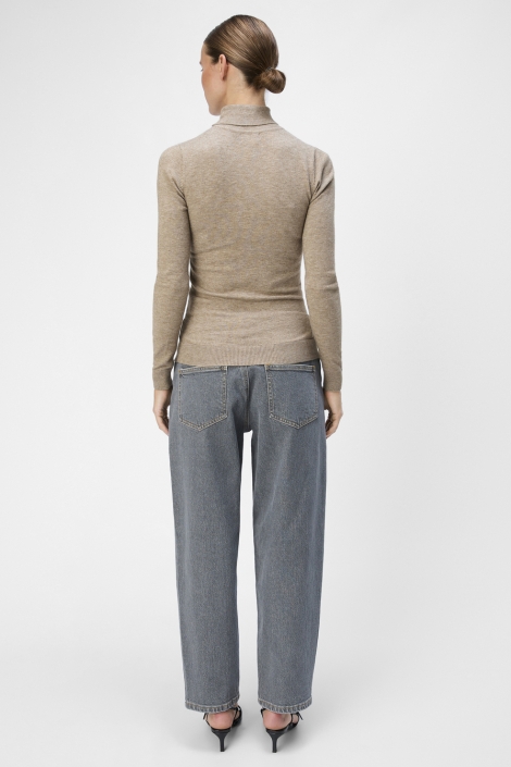 Object beige dames trui | Model