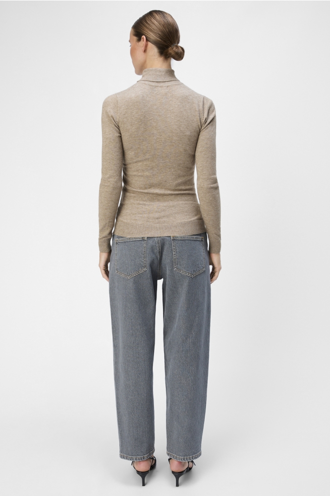 Object beige dames trui | Model