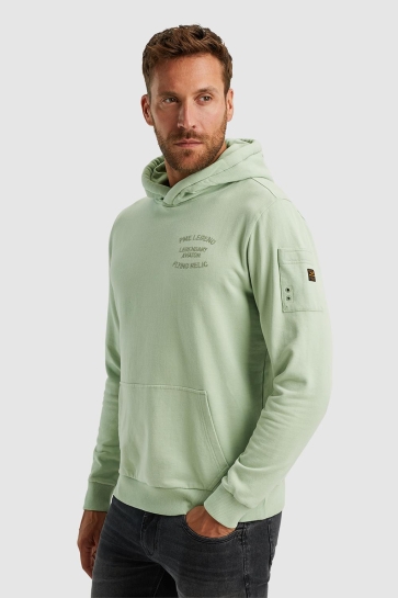 PME legend HOODIE MET ARTWORK PSW2411482 6258 QUIET GREEN