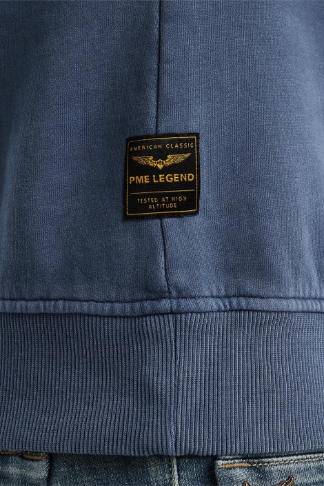 PME legend blauwe heren sweater | Close up