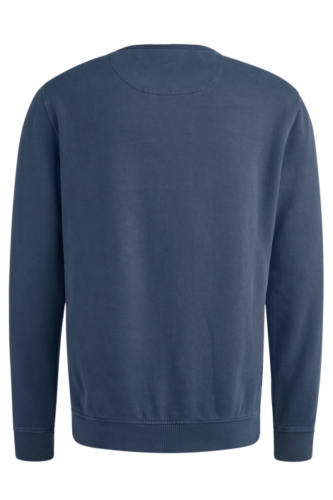 PME legend blauwe heren sweater | Achteraanzicht