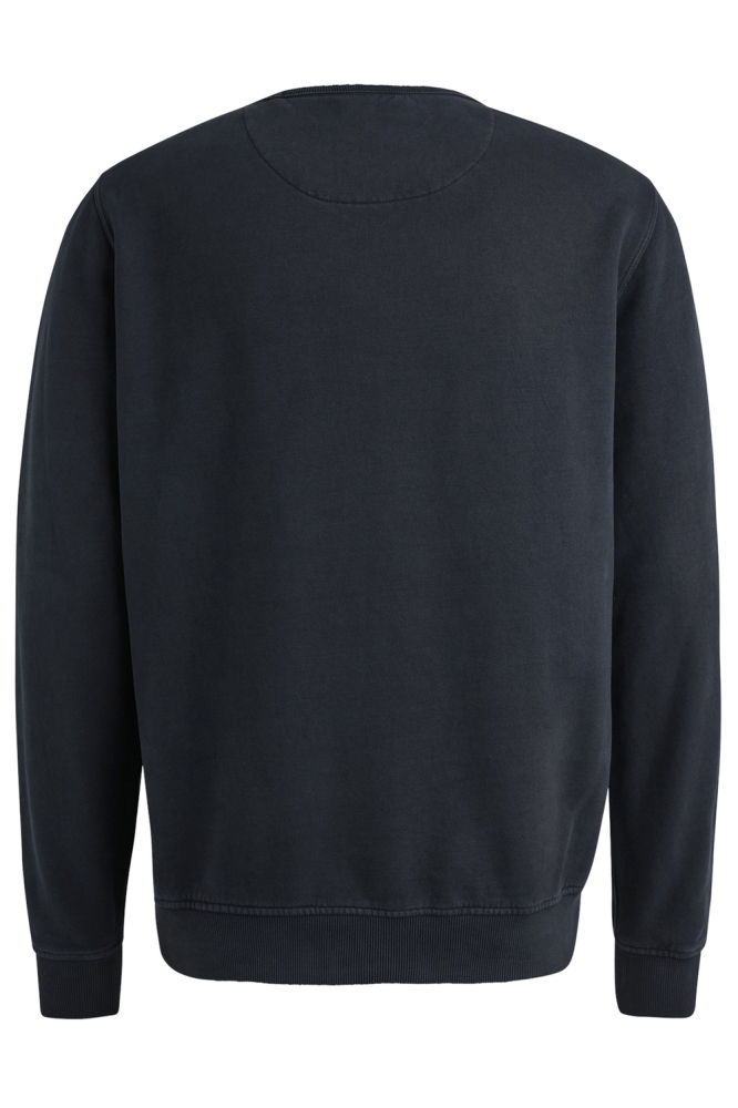 PME legend blauwe heren sweater | Achteraanzicht