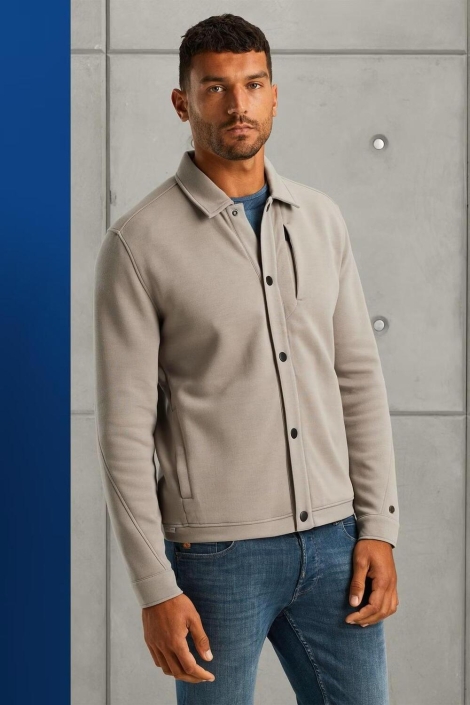 Cast Iron taupe heren overhemd | Model