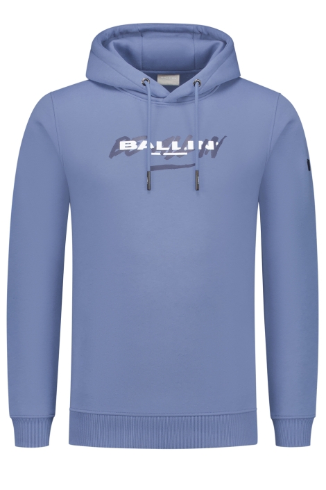 Ballin blauwe heren sweater | Vooraanzicht