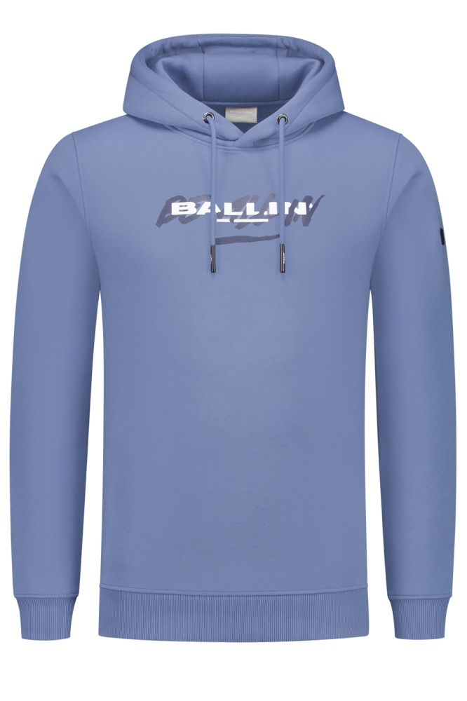 Ballin blauwe heren sweater | Vooraanzicht